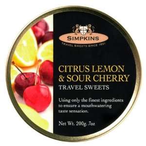 Simpkins Citrus Lemon & Sour Cherry 200g  Grocery 