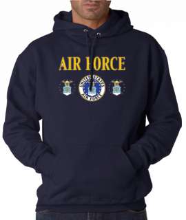 Air Force Triple Insignia 50/50 Pullover Hoodie  