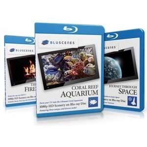  BluScenes Bundle   3 Disc Set   Blu ray Aquarium, Blu ray 