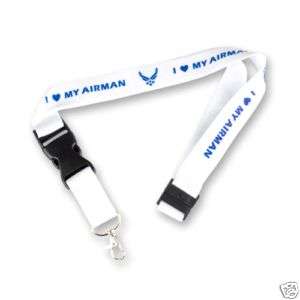 New I Love My Airman, Air Force Lanyard Great quality  