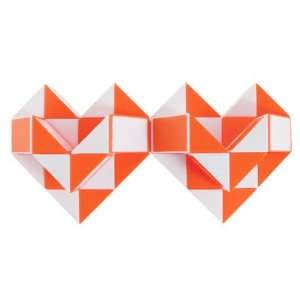  Como Plastic Heart Orangered White 48 Magic Cube 