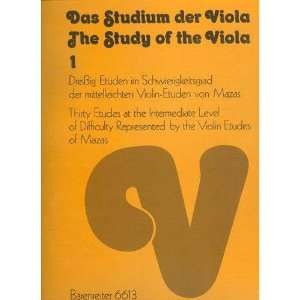  The Study of the Viola, Volume 1   edited by Ulrich Druner 