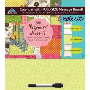  Potpourri Note It Message Board 2011 Wall Calendar Office 