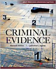   Evidence, (1437735037), Jefferson L Ingram, Textbooks   