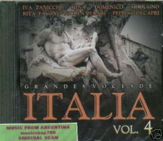 GRANDES VOCES DE ITALIA VOL. 4, IVA ZANICCHI, MINA, DOMENICO MODUGNO 