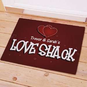  Love Shack Personalized Doormat Patio, Lawn & Garden