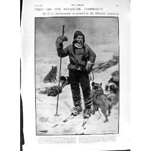   1901 BORCHGREVINK ANTARCTIC DOGS SHELLEY RADNORSHIRE