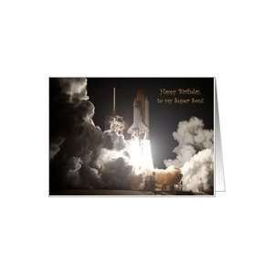   Happy Birthday NASA Space Shuttle Endeavour Launch Card Toys & Games