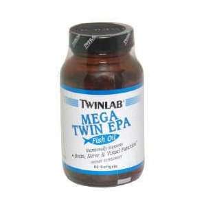  Twinlab Mega Twin EPA Fish Oil 60softgels Health 