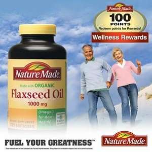  Nature Made Organic Flaxseed Oil   225 Softgels 