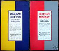 OHIO STATE vs. MICHIGAN college football rivalry VHS documentary 
