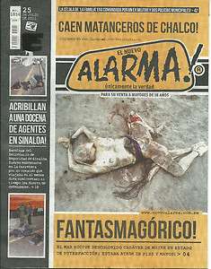 Revista ALARMA (Crime and Narcotraffic Magazine) Buy 5 get 1 Free 