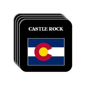   CASTLE ROCK, Colorado (CO) Set of 4 Mini Mousepad Coasters Everything