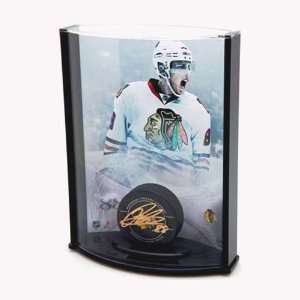  Patrick Kane Vertical Curve Display with Autographed 