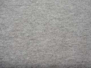 New Cotton Knit Jersey Fabric Med. Heather Gray 3 yds  