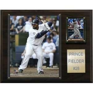  Milwaukee Brewers Prince Fielder 12x15 Player Plaque 