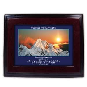  Success And Happiness   7X5 Framed Success Inspirational 