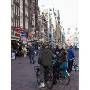 Damrak, a Busy Thoroughfare in the Centre of the City, Amsterdam 