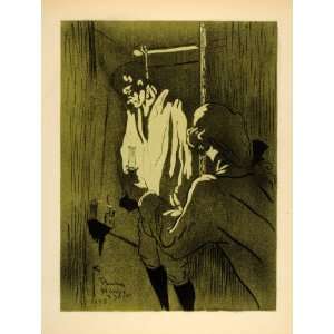   Le Pendu Hanging Man Toulouse Lautrec Lithograph   Original Lithograph