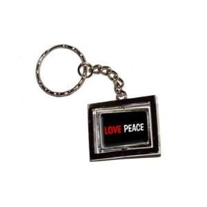  Love Peace   New Keychain Ring Automotive