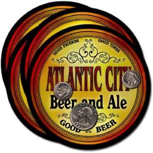 Atlantic City , NJ Beer & Ale Coasters   4pk