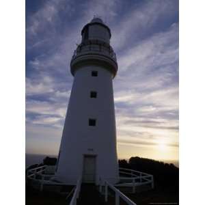 Constructed in 1848 the Cape Otway Lighthouse Overlooks Bass Strait 