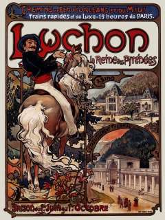 Alphonse Mucha   Luchon 18X24 Poster  