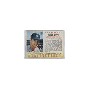  1963 Post #20   Ralph Terry Sports Collectibles