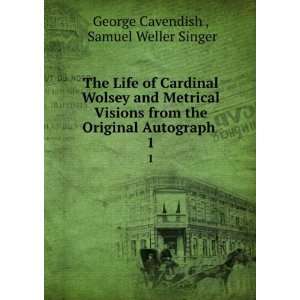   Original Autograph . 1 Samuel Weller Singer George Cavendish  Books