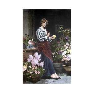  Venetian Flower Girl Poster Print