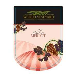  Wine Labels   World Vineyard Chilean Merlot Everything 