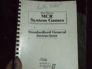 Bally Midway Arcade Video Game MCR Repair Manual  Orig  