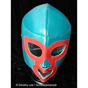  Lucha Libre Wrestling Halloween Mask Nacho Libre blue 