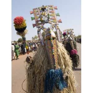 Bobo Masks During Festivities, Sikasso, Mali, Africa Photographic 
