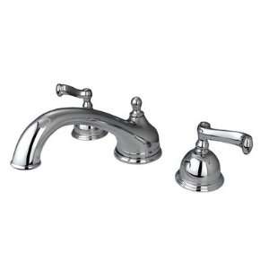  of Design Chicago Roman Tub Filler Trim with French Lever Handles