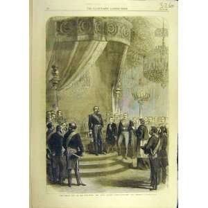    1869 New Year Tuileries Papal Nuncio Emperor Print