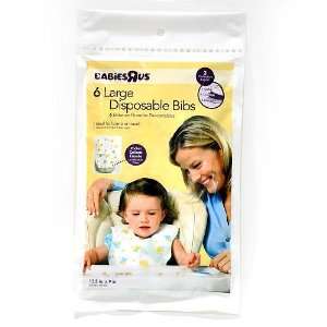  Babies R Us Disposable Bibs   Large   6 pack Baby
