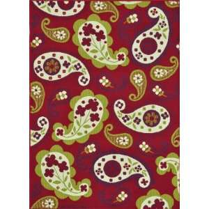   Loloi Zeina ZI 14 Red / Lime 3 6 X 5 6 Area Rug