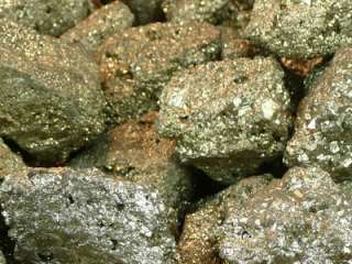 2,268 Carat Lots of Natural Pyrite Rough   Fools Gold   Over 1 Pound 