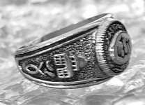 Allah Ring Islamic Muslim Sterling Silver 925 Jewelry  