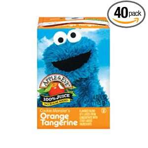 Apple & Eve Sesame Street Cookie Monsters Orange Tangerine, 4.2 Ounce 