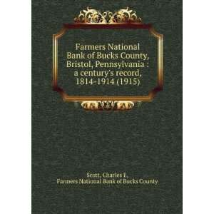  Farmers National Bank of Bucks County, Bristol, Pennsylvania 