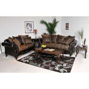 Benchmark Upholstery BU 3700 Sofa Set Elegant Sofa Set   Candytuft 