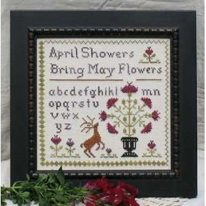 April Showers Sampler   Cross Stitch Pattern