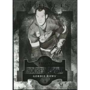   Deck Artifacts #107 Gordie Howe Legends /999 Sports Collectibles