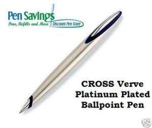CROSS Verve Ballpoint Pen * PLATINUM PLATED *  