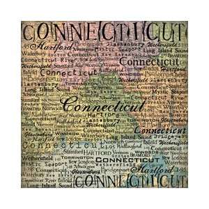   United States Collection   Connecticut   12 x 12 Paper   Map Arts