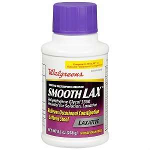   SmoothLax Polyethylene Glycol 3350 Laxative Powder 
