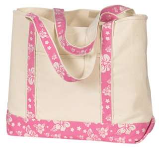 Hyp HUGE 16 oz. Beach Tote Bag with Solid, Camo or Hibiscus Print 