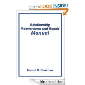 Relationship Maintenance and Repair Manual Harold Renshaw  